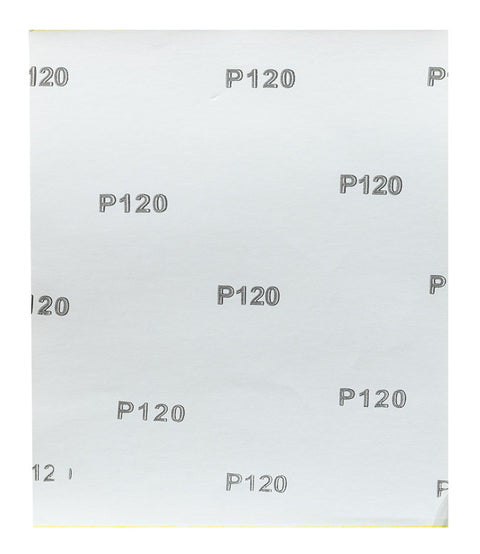 Csiszolópapír, sárga, 230x280mm, P120, min. rendelés: 5db