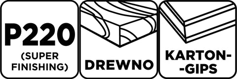 Csiszolópapír, sárga, 230x280mm, P220, min. rendelés: 5db