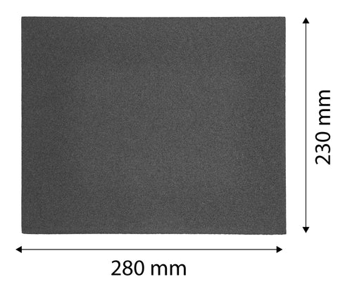 Vizes csiszolópapír 230x280mm, P1200, min. rendelés: 5db