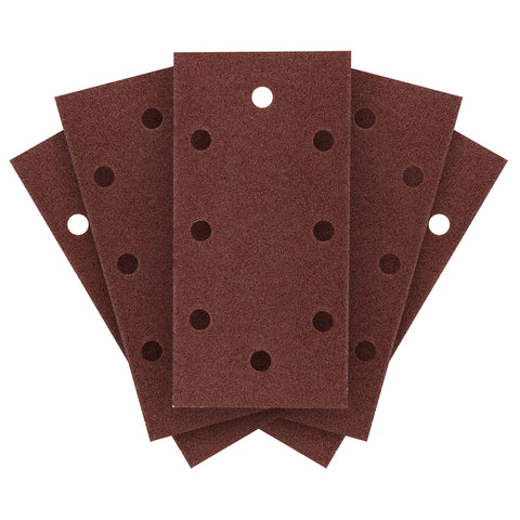 Csiszolópapír tépőzáras 93x185mm, P100, 8 lyukas, 5db