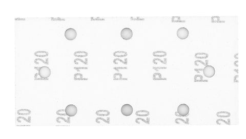 Csiszolópapír tépőzáras 93x185mm, P120, 8 lyukas, 5db