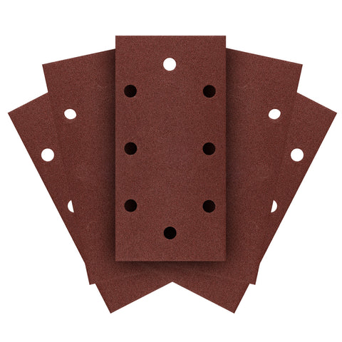 Csiszolópapír tépőzáras 93x185mm, P120, 8 lyukas, 5db