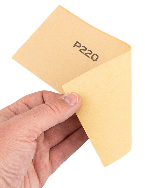Csiszolópapír tépőzáras 93x230mm, P220, 5db, min.rendelés: 3db