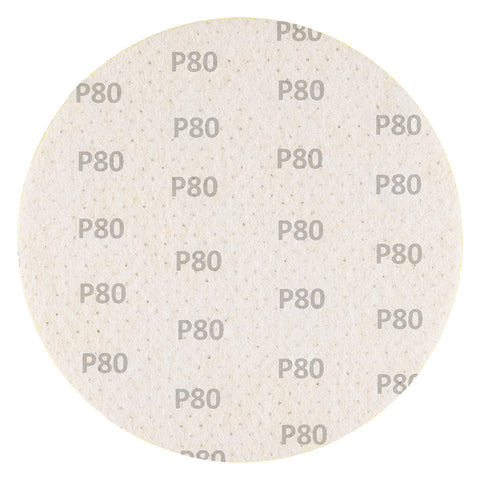 Csiszolókorong perforált, tépőzáras 225mm, P80, 5db