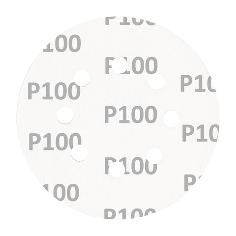 Csiszolókorong tépőzáras 125mm, P100, 8 lyukkal, 5db, min. rendelés: 3cs