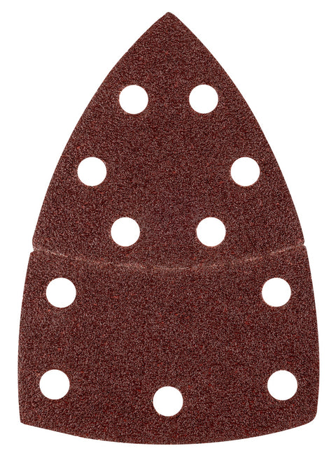 Csiszolópapír tépőzáras delta 102x152mm, P40, 11 lyukas, 5db, min. rendelés: 3cs