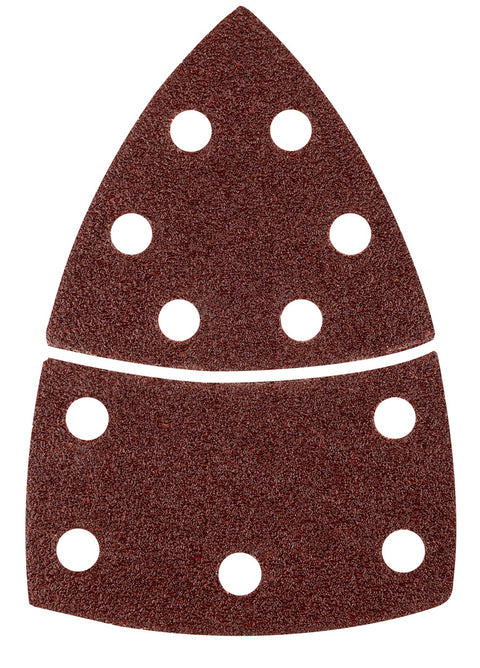 Csiszolópapír tépőzáras delta 102x152mm, P40, 11 lyukas, 5db, min. rendelés: 3cs