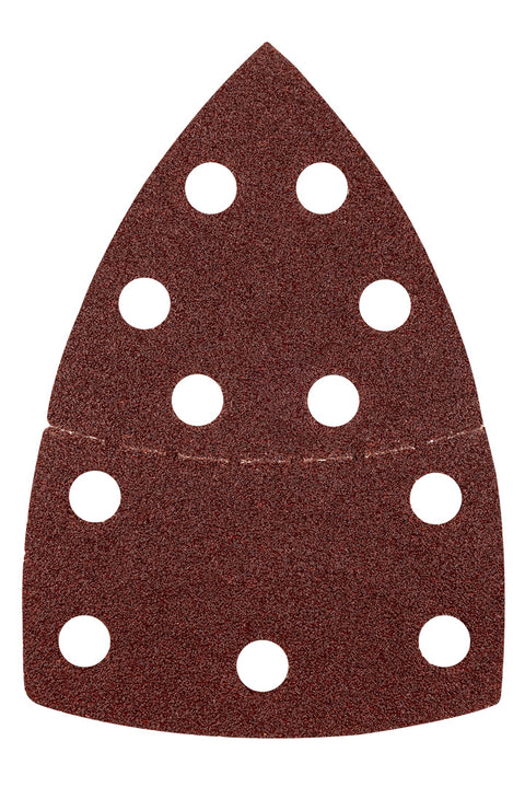 Csiszolópapír tépőzáras delta 102x152mm, P60, 11 lyukas, 5db, min. rendelés: 3cs