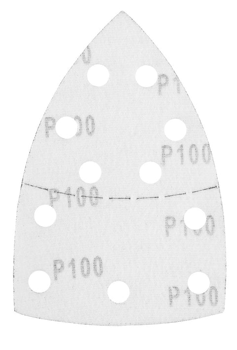 Csiszolópapír tépőzáras delta 102x152mm, P100, 11 lyukas, 5db, min. rendelés: 3cs
