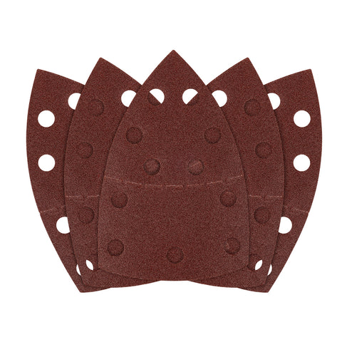Csiszolópapír tépőzáras delta 102x152mm, P100, 11 lyukas, 5db, min. rendelés: 3cs