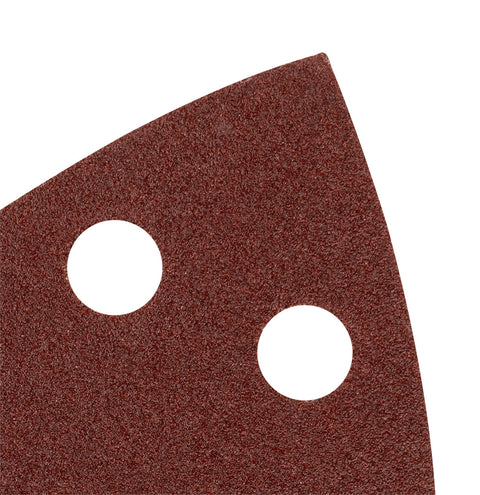 Csiszolópapír tépőzáras delta 102x152mm, P120, 11 lyukas, 5db, min. rendelés: 3cs