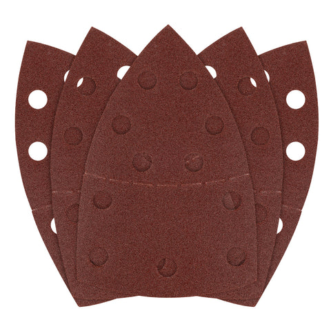 Csiszolópapír tépőzáras delta 102x152mm, P120, 11 lyukas, 5db, min. rendelés: 3cs