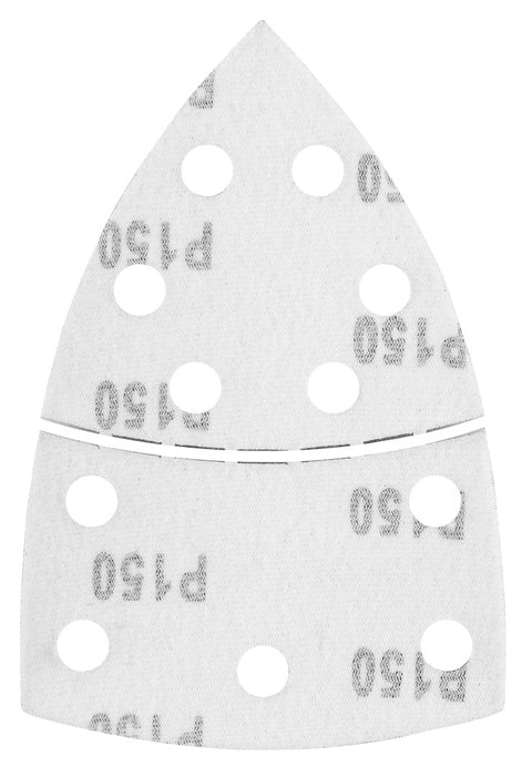 Csiszolópapír tépőzáras delta 102x152mm, P150, 11 lyukas, 5db, min. rendelés: 3cs