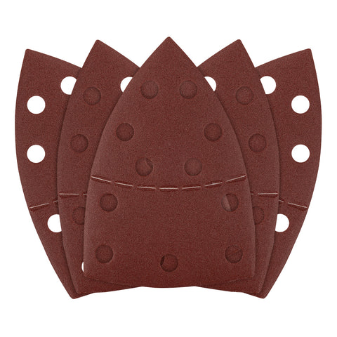 Csiszolópapír tépőzáras delta 102x152mm, P180, 11 lyukas, 5db, min. rendelés: 3cs