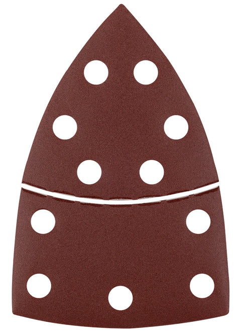 Csiszolópapír tépőzáras delta 102x152mm, P220, 11 lyukas, 5db, min. rendelés: 3cs