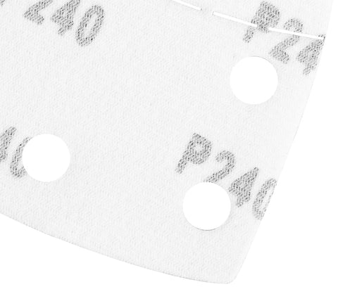 Csiszolópapír tépőzáras delta 102x152mm, P240, 11 lyukas, 5db, min. rendelés: 3cs