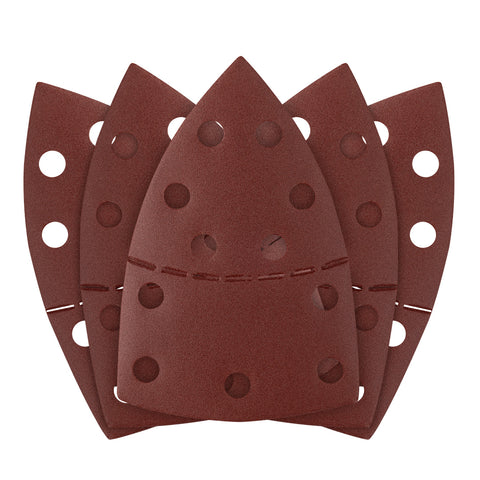 Csiszolópapír tépőzáras delta 102x152mm, P240, 11 lyukas, 5db, min. rendelés: 3cs