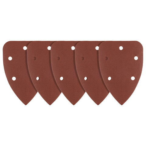 Csiszolópapír tépőzáras deltacsiszolóhoz 98x140mm, P40, 5 lyukas, 5db, min.rendelés: 3db