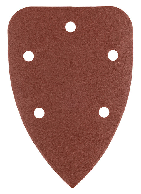 Csiszolópapír tépőzáras deltacsiszolóhoz 98x140mm, P150, 5 lyukas, 5db, min.rendelés: 3db