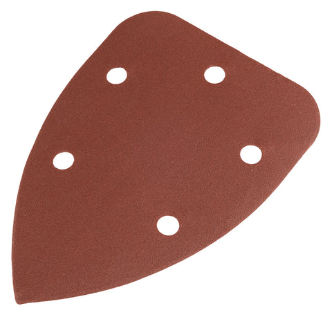 Csiszolópapír tépőzáras deltacsiszolóhoz 98x140mm, P220, 5 lyukas, 5db, min.rendelés: 3db