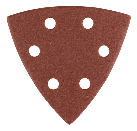 Csiszolópapír tépőzáras deltacsiszolóhoz 93x93mm, P150, 6 lyukas, 5db, min.rendelés: 3db