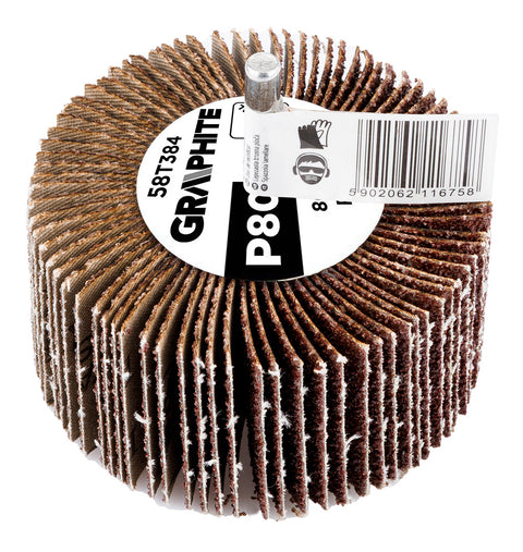 Csiszolókerék csapos 80x30x6mm, P80