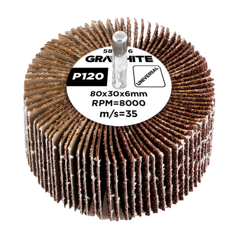 Csiszolókerék csapos 80x30x6mm, P120