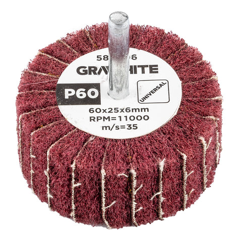 Csiszolókerék csapos 60x25x6mm, P60