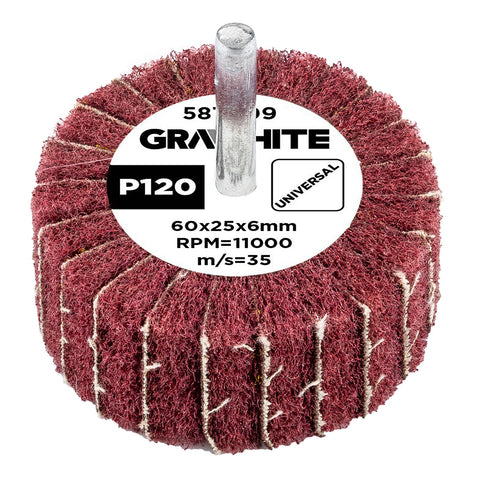 Csiszolókerék csapos 60x25x6mm, P120