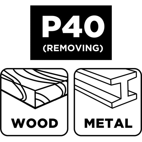 Csiszolóvászon tekercs 2,5mx115mm, P40