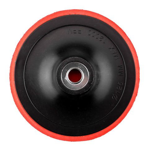 Rugalmas csiszolótányér, tépőzáras, 125mm, M14 + befogócsap