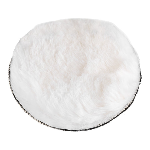 Polírpárna, bárányszőr,125mm tépőzáras