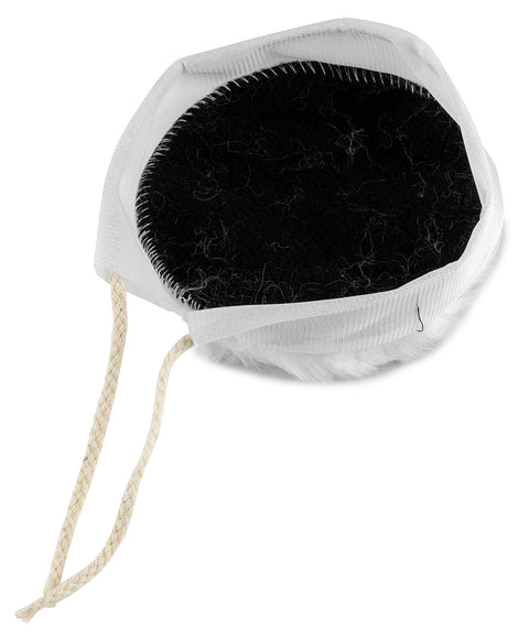 Polírpárna, bárányszőr,125mm zsinóros rögzítés