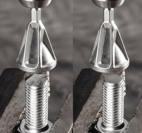 Külső sorjázó élletörő, 3-19mm, 1/4"-os szár, 50mm