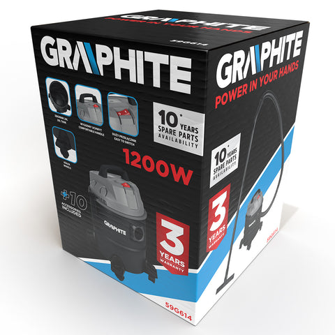 Porszívó 1200W, 20L