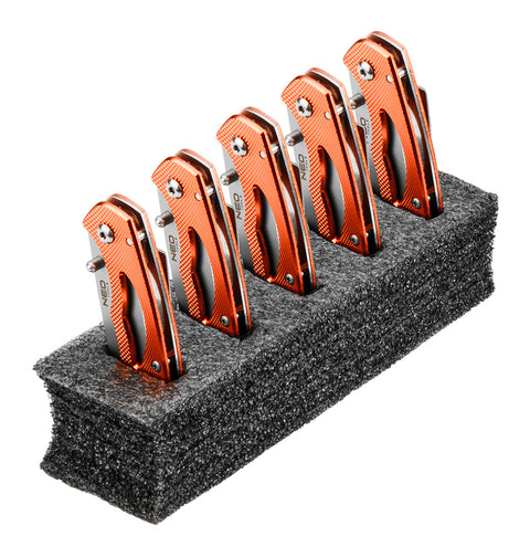 Összecsukható kés, 3CR13 penge, 6.5cm pengehossz, 16cm nyitott hossz, rendelési egység: 5db