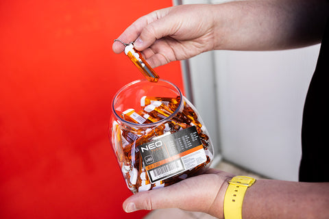 Kés, kulcstartó, 7,5cm. CK5 penge, 80db/doboz, rendelési egység: 80db