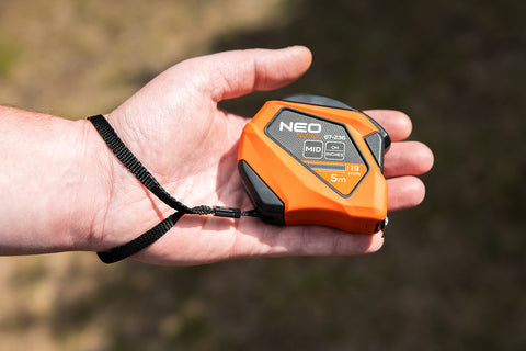 Mérőszalag 5m / 19 mm, mágneses, autostop, skála mm/inch