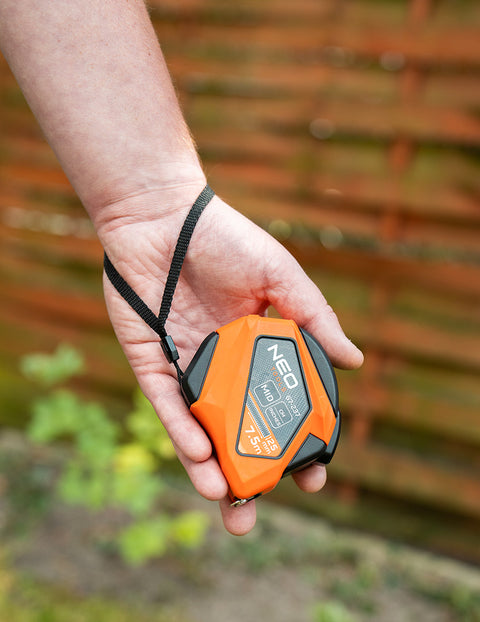 Mérőszalag 7,5m / 25 mm, mágneses, autostop, skála mm/inch