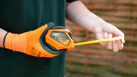 Mérőszalag 10m / 25 mm, mágneses, autostop, skála mm/inch