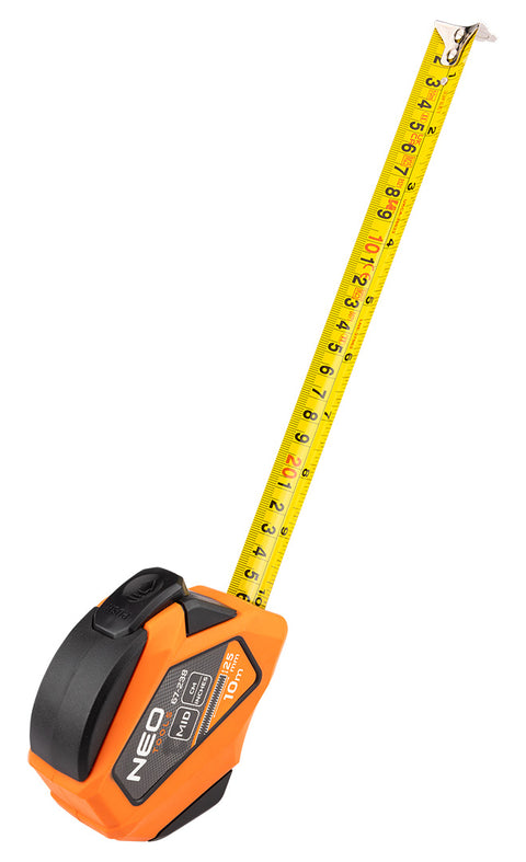 Mérőszalag 10m / 25 mm, mágneses, autostop, skála mm/inch