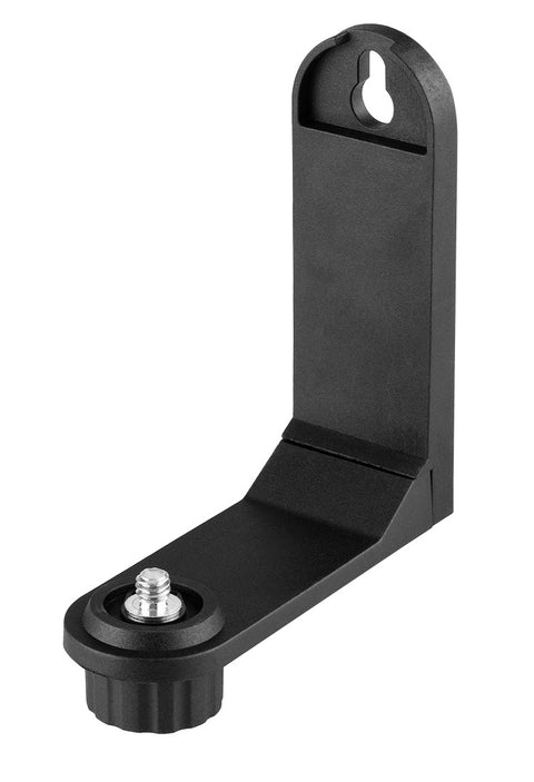Lézeres szintező, önbeálló keresztvonallézer, piros, 30m, mágneses tartókonzol, 1/4"-os menet, 2db AA elem