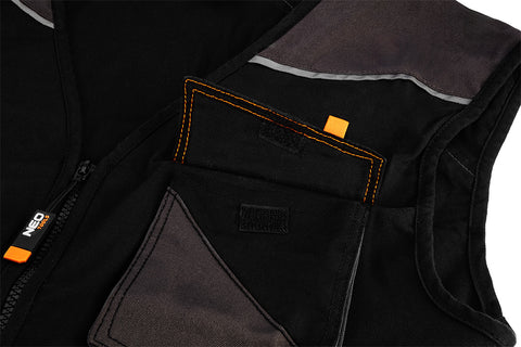 Munkamellény karcsúsított(slim fit), 60% pamut, 37% polyester, 3% elastane, 285 g/m2, több méretben