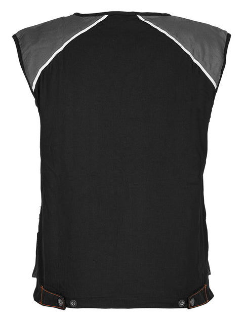 Munkamellény karcsúsított(slim fit), 60% pamut, 37% polyester, 3% elastane, 285 g/m2, több méretben