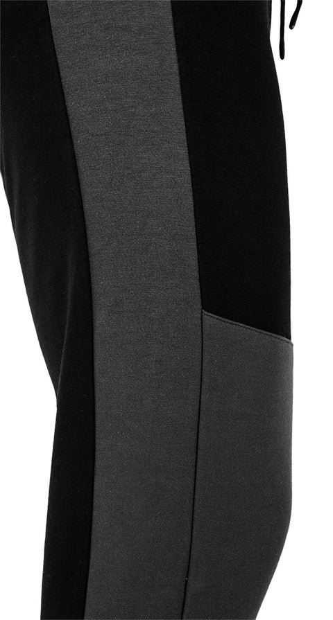 NEO TOOLS 81-283-XXL Melegítő nadrág COMFORT, fekete-szürke, 57%pamut 39% poliészter, XXL