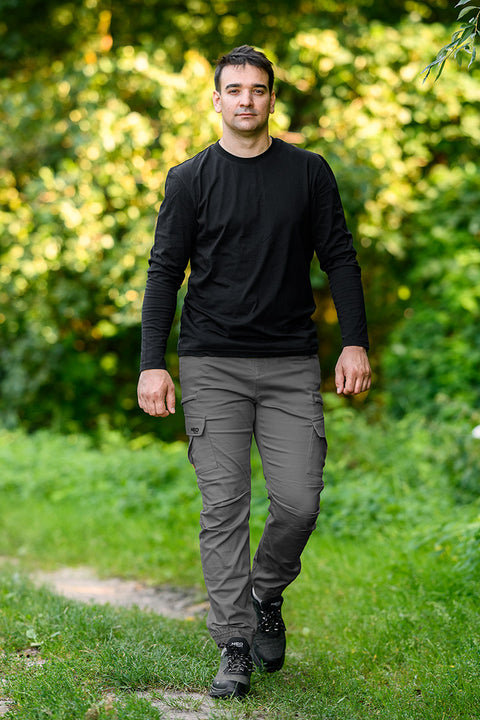 Munkásnadrág, Outdoor, szürke, 280g/m2, L
