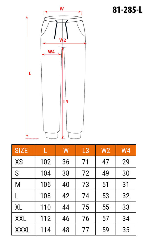 Munkásnadrág, Outdoor, szürke, 280g/m2, L