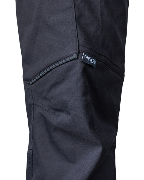 Munkásnadrág, Mix&Match, sztreccs anyag, 135g/m2, fekete, több méretben