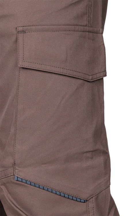 Munkásnadrág, Mix&Match, sztreccs anyag, 135g/m2, barna, több méretben