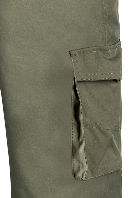 Munkás rövidnadrág Mix&Match 2 irányú sztreccs anyag, 185g/m2, zöld, L